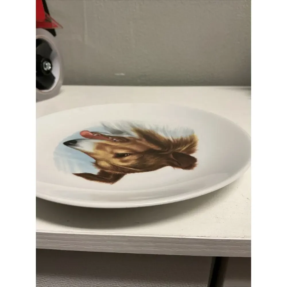 Small dish Golden Crown , Bavaria.Schumann Arzberg Germany collie / Sheltie